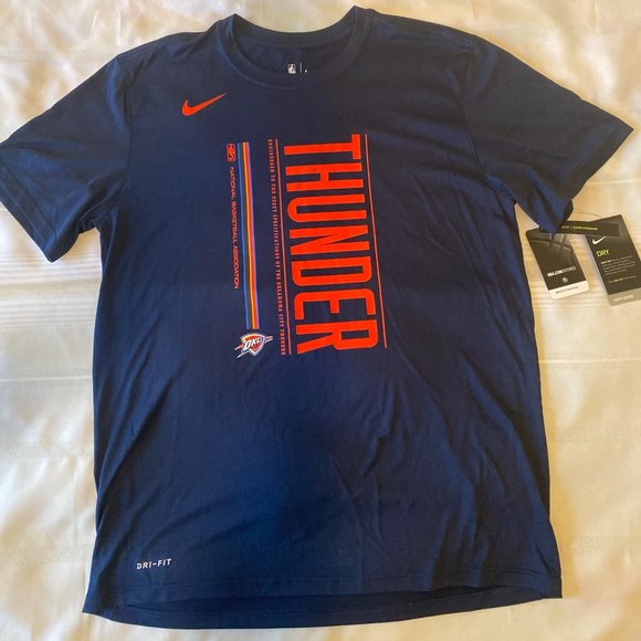 Oklahoma City Thunder Nike Wordmark Dri-Fit Tee - Picture 1 of 1